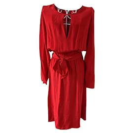 SéZane-Sézane red dress-Red