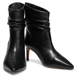 Iro Stiefeletten aus schwarzem Leder Größe 40 Schwarz