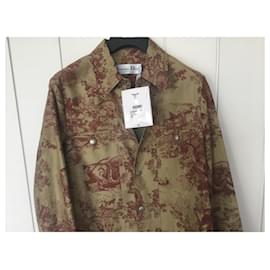 Christian Dior-Jouy canvas jacket-Light brown