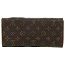 Louis Vuitton-LOUIS VUITTON Monogram Pochette Twin GM Shoulder Bag M51852 LV Auth am3572-Monogram
