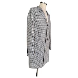 Valentino-MUlticolored checks city coat-Multiple colors