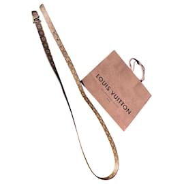 Louis Vuitton-Belts-Golden,Dark brown