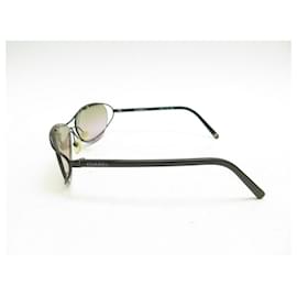 Chanel-Chanel sunglasses 4020 BLACK PLASTIC SUNGLASSES-Black