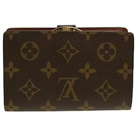 Louis Vuitton-LOUIS VUITTON Monogram Portefeuille Viennois Geldbörse M61674 LV Auth am3583-Monogramm