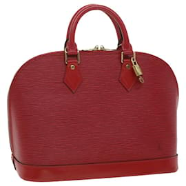 Louis Vuitton-LOUIS VUITTON Epi Alma Hand Bag Red M52147 LV Auth tp554-Red
