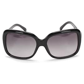 Chanel-Chanel CC Bow Square Tinted Sunglasses-Black