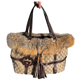 Gucci-Handbags-Brown,Beige,Dark brown