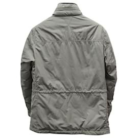 Ralph Lauren-Ralph Lauren Water-Repellent Down Field Jacket in Olive Green Polyester-Green,Olive green