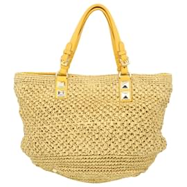 Michael Kors-Borsa tote Michael Kors Santorini in giallo paglierino-Giallo