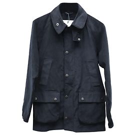 Giacca casual Barbour White Label sottile sfoderata Bedale in cotone blu navy Blu navy