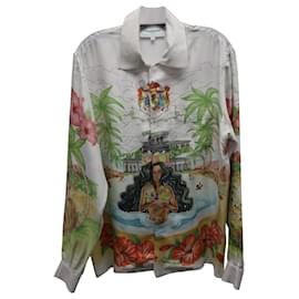 Autre Marque-Casablanca Kamehameha Printed Shirt in Multicolor Silk-Multiple colors