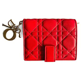 Dior-Dior Lady wallet-Red