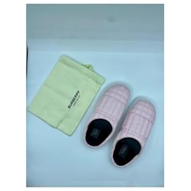 Burberry-Chaussure femme HOMIE MULE SLIPPERS Burberry-Rose