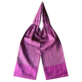 Hermès-Lilac Lavallière-Ascot silk scarf-Other