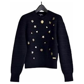 Chanel-New Coco Neige Lucky Charms Jumper-Black