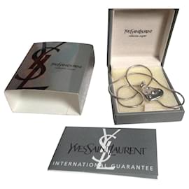 Yves Saint Laurent-Pendant necklaces-Silvery