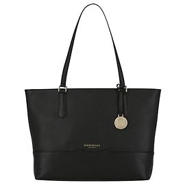 Bruno Magli Pebble Leather Easy Tote Black