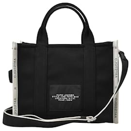 Marc Jacobs-The Small Tote Bag in Black Canvas-Black
