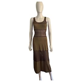 Fendi-Vintage lycra dress-Taupe