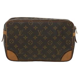 Louis Vuitton-Louis Vuitton Monogram Compiegne 28 Clutch Bag M51845 LV Auth bs3507-Other