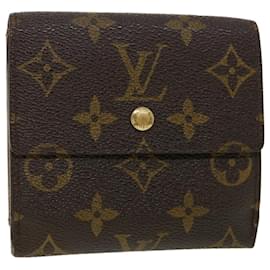Louis Vuitton-LOUIS VUITTON Portafoglio Portefeuille Elise con monogramma M61654 LV Auth ar8746-Monogramma