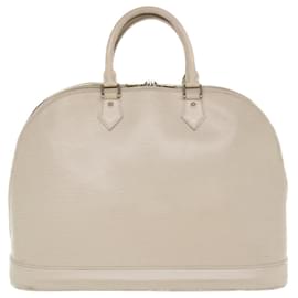 Louis Vuitton-LOUIS VUITTON Epi Alma GM Hand Bag White Yvoire M4032J LV Auth lt722-White,Other