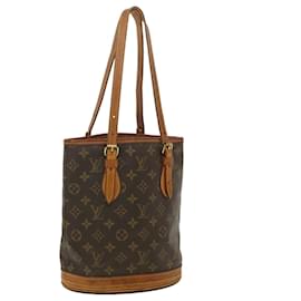 Louis Vuitton-LOUIS VUITTON Monogram Bucket PM Shoulder Bag M42238 LV Auth hk565-Other
