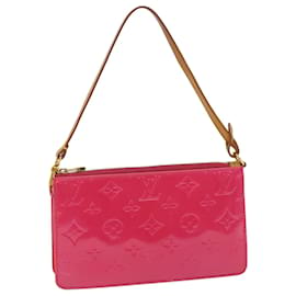 Louis Vuitton-LOUIS VUITTON Vernis Lexington Accessory Pouch Fuchsia Pink M91223 Auth yk5800b-Pink,Fuschia