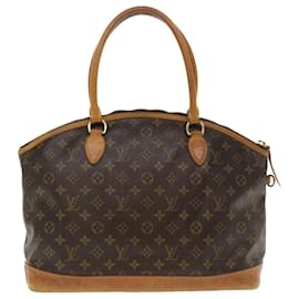 Louis Vuitton-LOUIS VUITTON Monogram Lockit Horizontal Hand Bag M40104 LV Auth hk589-Monogram