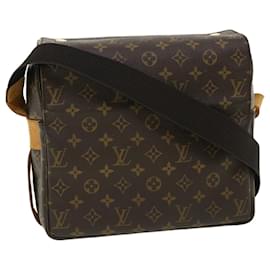 Louis Vuitton-LOUIS VUITTON Monogram Naviglio Shoulder Bag SPO M50205 LV Auth 34419-Monogram