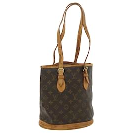 Louis Vuitton-LOUIS VUITTON Monogram Bucket PM Shoulder Bag M42238 LV Auth 34596-Other