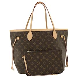 Louis Vuitton-LOUIS VUITTON Monogram Neverfull MM Tote Bag M40156 LV Auth lt698-Other
