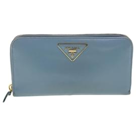 Prada-PRADA Wallet Leather 2Set Pink Light Blue Auth ac1653-Pink,Light blue