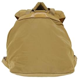 Prada-PRADA Backpack Nylon Beige Auth ar8709-Beige