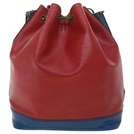 Louis Vuitton-LOUIS VUITTON Epi Tricolor Noe Shoulder Bag Green Blue Red M44084 LV Auth 34585-Red,Blue,Green