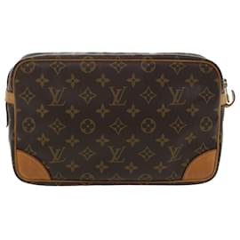 Louis Vuitton-Louis Vuitton Monogram Compiegne 28 Clutch Bag M51845 LV Auth jk2958-Other