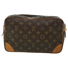 Louis Vuitton-Louis Vuitton Monogram Compiegne 28 Clutch Bag M51845 LV Auth bs3683-Other