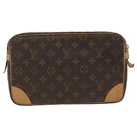Louis Vuitton-Louis Vuitton Monogram Compiegne 28 Clutch Bag M51845 LV Auth yk5784-Other