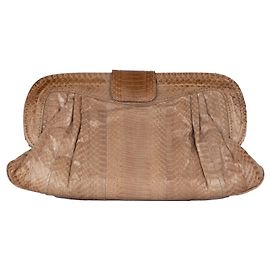Angel Jackson Chandra Beige Clutch Beige