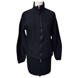 JEAN PAUL GAULTIER JACKE PULLOVER JACKE gefüttert ZIP RELIEFS RÜCKEN S XL ODER T 40 AN T 44 Marineblau