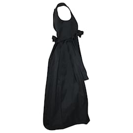 Valentino-Rot Valentino The Black Tag Kleid aus schwarzem Polyester-Schwarz