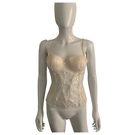 Pierre Cardin Bustier blanco vintage Blanco