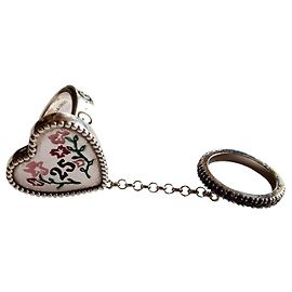 Gucci ring 25 in Sterling Silver 925 Silvery Pink