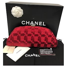 Chanel-Mademoiselle clutch bag-Red