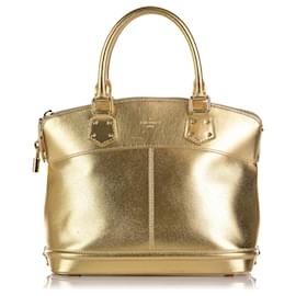 Louis Vuitton-Louis Vuitton Gold Suhali Lockit MM-Golden