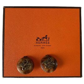 Corno da caccia da sellaio di Hermès Marrone scuro