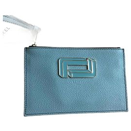 Lancel astuccio piatto Blu chiaro