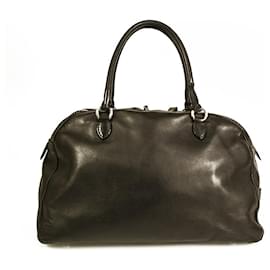 Valentino Garavani-Valentino Garavani Rose Edition Black Shoulder Studded 3d Flower Bowler Bag-Black