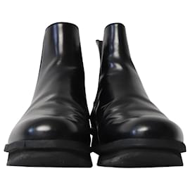 Prada-Prada Chelsea Boots in Black Leather-Black