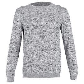 Hugo Boss Pull Slim Fit Fines-O en Coton Gris Gris